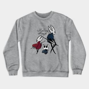 The hollow knight, hornet, and the knight Crewneck Sweatshirt